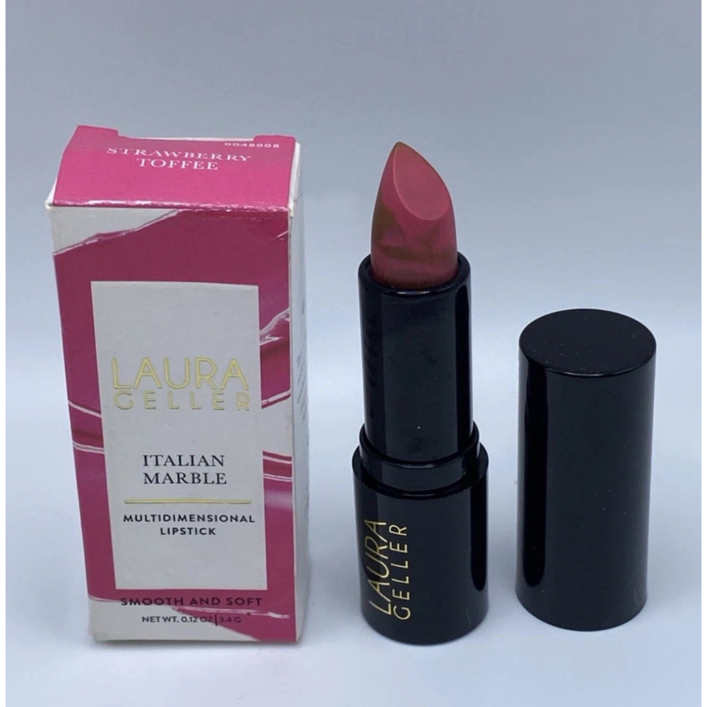 Laura Geller Italian Marble Lipstick STRAWBERRY TOFFEE 0.12 oz NIB